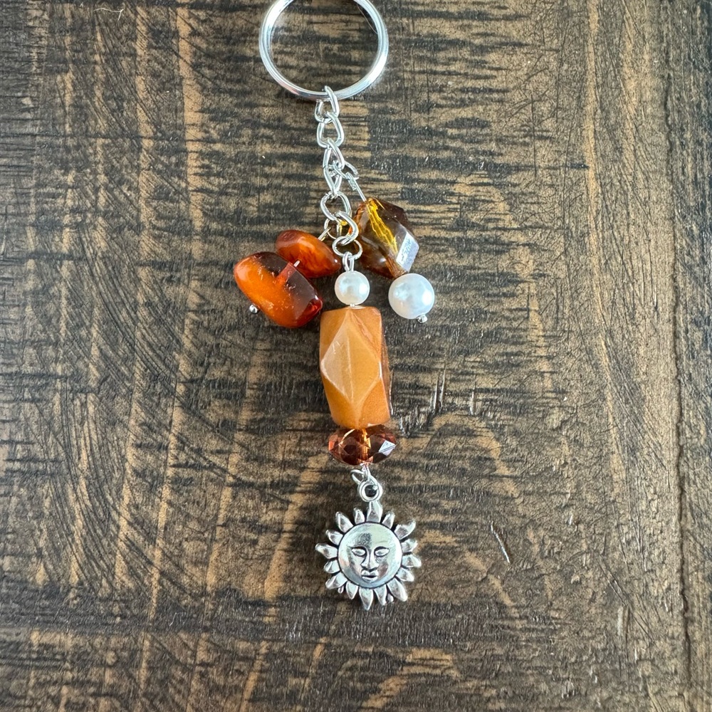 Sun Charm Keychain - NWOT - Picture 4 of 5